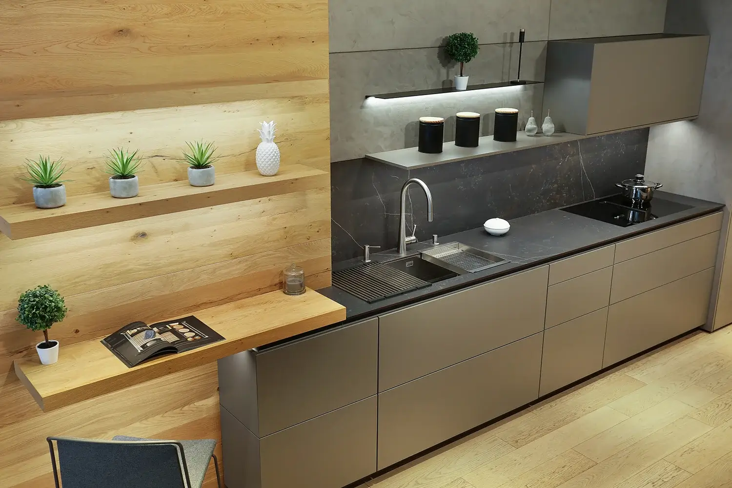 Dekton Kelya Dark Countertop
