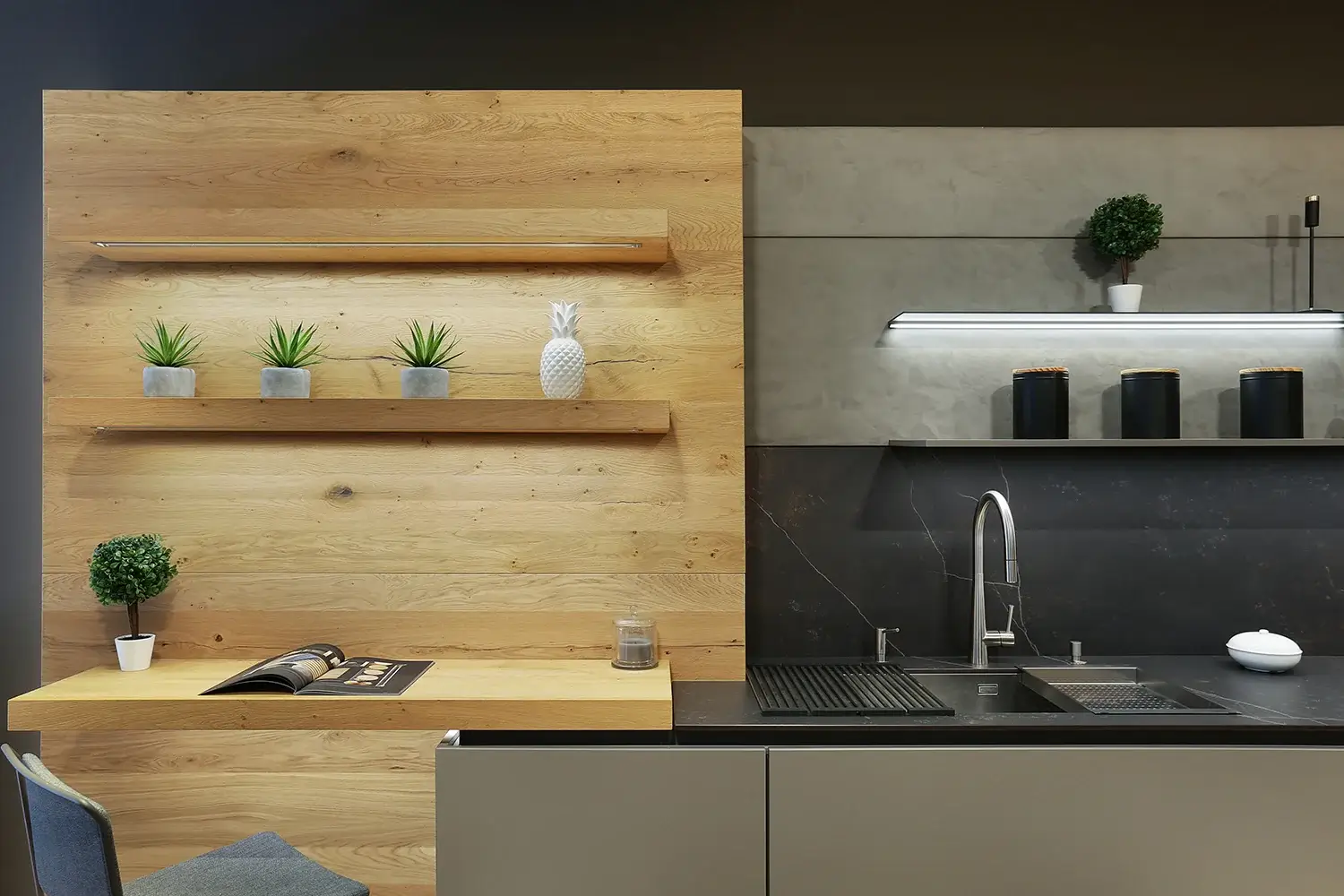 Dekton Kelya Dark Countertops