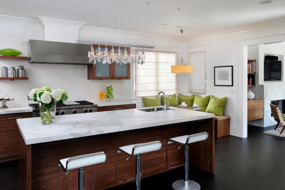 Island Layout Kitchen for Silestone Countertops