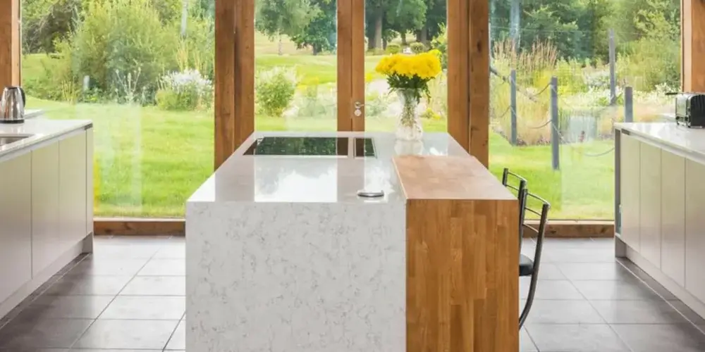 Silestone Blanco Orion Island Counter
