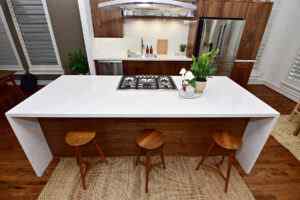 Silestone Calacatta Gold Island Countertop