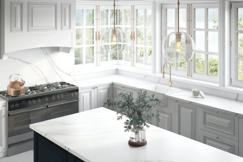 Silestone Eternal Bella Quartz Gray Kitchen Countertop