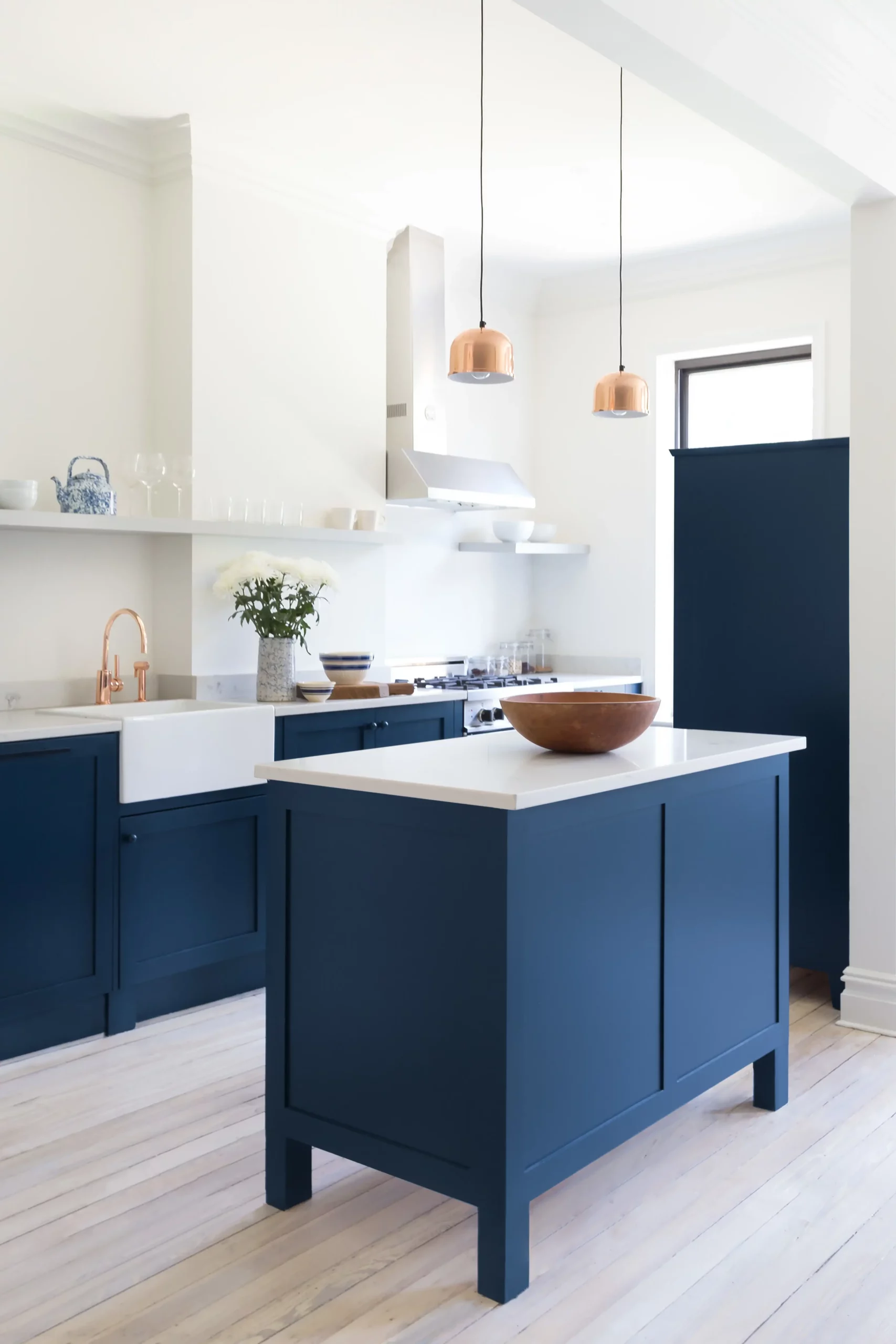The Most Popular Kitchen Cabinet Color of 2023 Is Blue—Here's Why