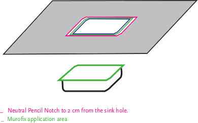 Install Silestone Sink - Cutout