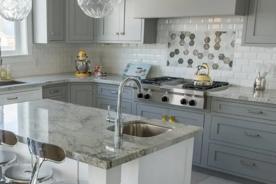 River White Granite Kitchen Countertops
